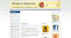 Desktop Screenshot of historicalballinrobe.com